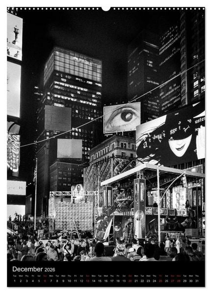 Produktbild: New York City (High Quality Premium Wall Calendar 2026 DIN A2 portrait),CALVENDO 12 Month Wall Calendar
