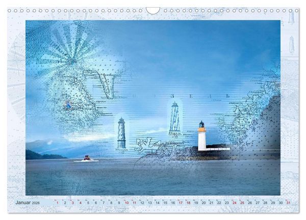 Produktbild: Seekarten der Tr&auml;ume (Wandkalender 2026 DIN A3 quer), CALVENDO Monatskalender
