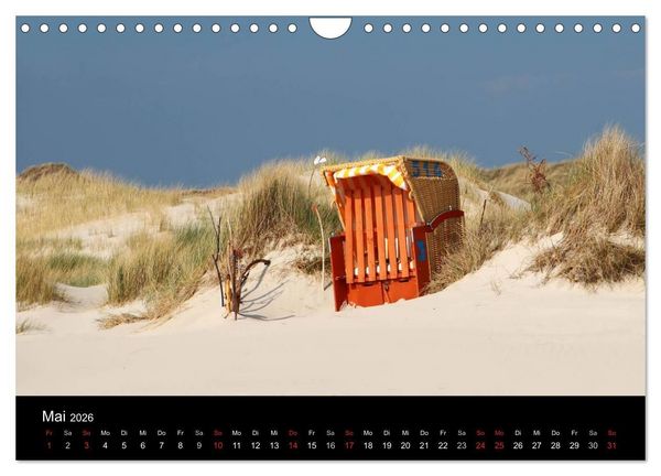Produktbild: Amrum, Perle der Nordsee (Wandkalender 2026 DIN A4 quer), CALVENDO Monatskalender