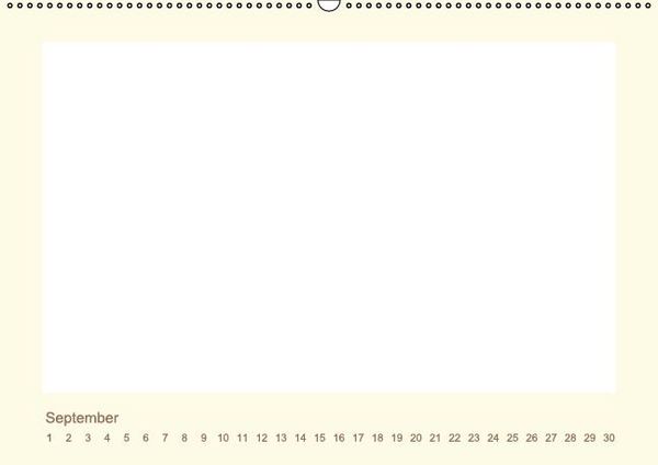 Produktbild: Immerw&auml;hrender Kalender zum selber Gestalten (Wandkalender immerw&auml;hrend DIN A4 quer)