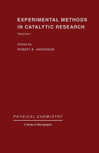 Produktbild: Experimental Methods in Catalytic Research