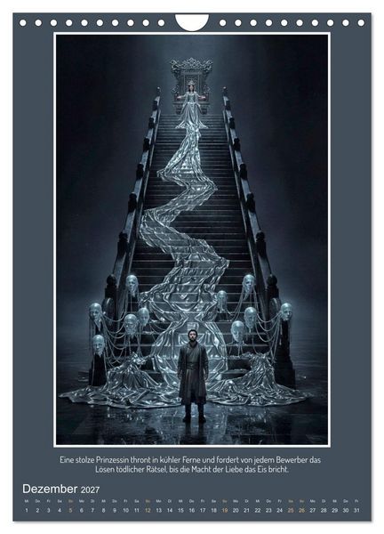 Produktbild: Fantastische Szenen aus gro&szlig;en Opern (Wandkalender 2027 DIN A4 hoch), CALVENDO Monatskalender