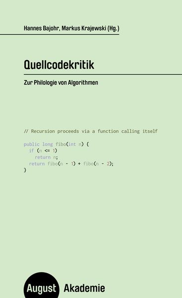 Produktbild: Quellcodekritik