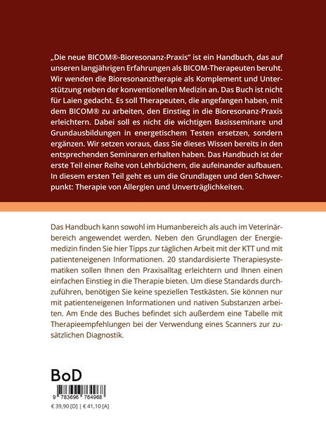 Produktbild: Die neue BICOM - Bioresonanz - Praxis