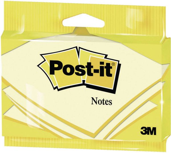 Post-it® Haftnotizen gelb Blister, 127 x 76 mm 1 Stück