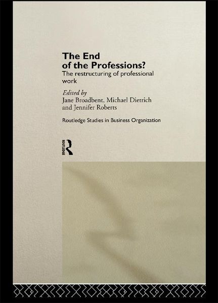 Produktbild: The End of the Professions?