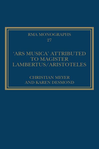 Produktbild: The 'Ars musica' Attributed to Magister Lambertus/Aristoteles