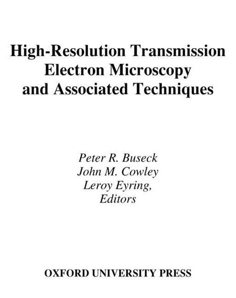 Produktbild: High-Resolution Transmission Electron Microscopy