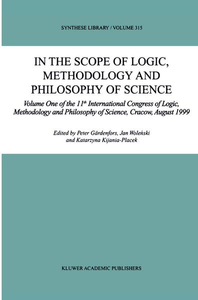 Produktbild: In the Scope of Logic, Methodology and Philosophy of Science