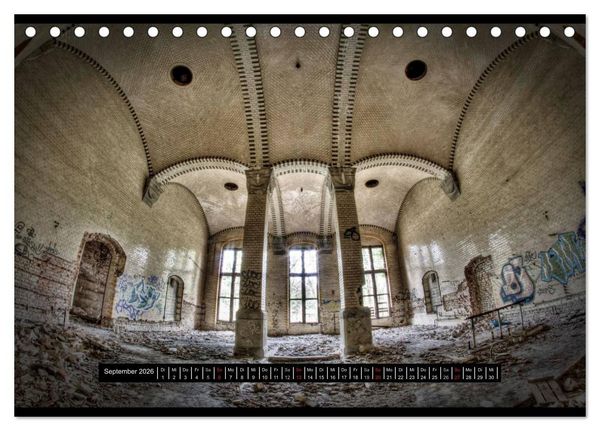 Produktbild: Lost Places, Vergessene Orte / AT-Version (Tischkalender 2026 DIN A5 quer), CALVENDO Monatskalender