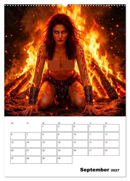 Produktbild: Mystische Engel (Wandkalender 2027 DIN A2 hoch), CALVENDO Monatskalender