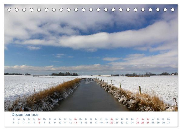 Produktbild: Butjadingen 2026. Impressionen zwischen Jade und Weser (Tischkalender 2026 DIN A5 quer), CALVENDO Monatskalender