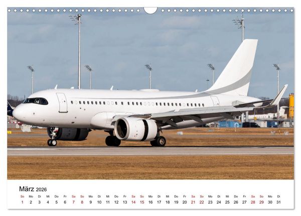 Produktbild: Die Welt der Privatjets (Wandkalender 2026 DIN A3 quer), CALVENDO Monatskalender