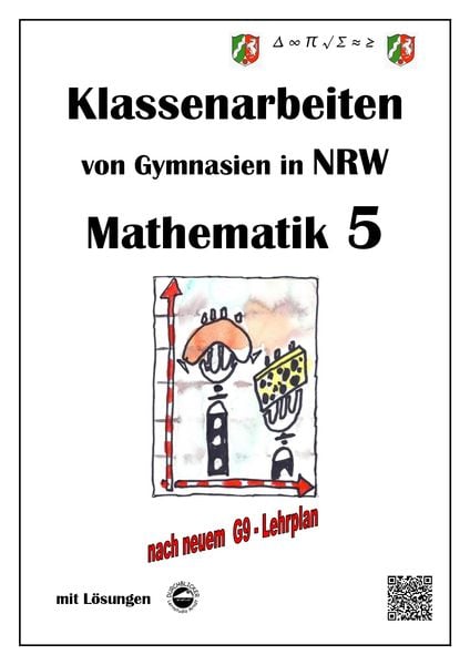 Produktbild: Mathematik 5 - Klassenarbeiten von Gymnasien in NRW - G9 - Mit L&ouml;sungen