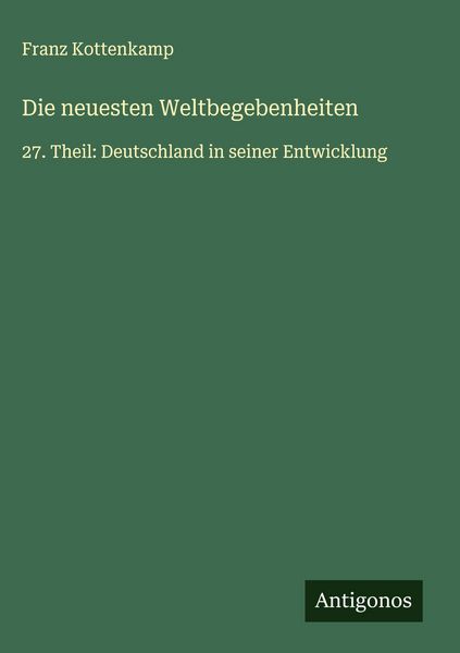 Produktbild: Die neuesten Weltbegebenheiten