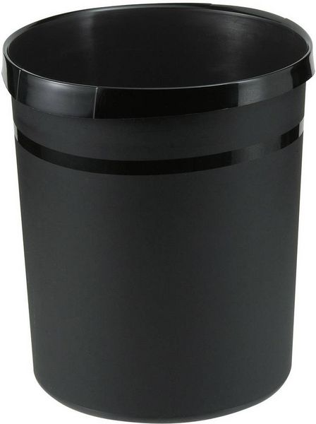 Produktbild: HAN GRIP KARMA 18198-13 Papierkorb 18 l Recycling Kunststoff &Ouml;ko-Schwarz 1 St.