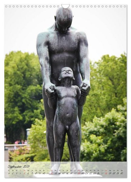 Produktbild: Vigeland (Wandkalender 2027 DIN A3 hoch), CALVENDO Monatskalender