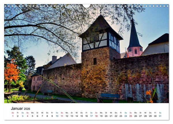Produktbild: Michelstadt - Fachwerkromantik im Odenwald (Wandkalender 2026 DIN A3 quer), CALVENDO Monatskalender