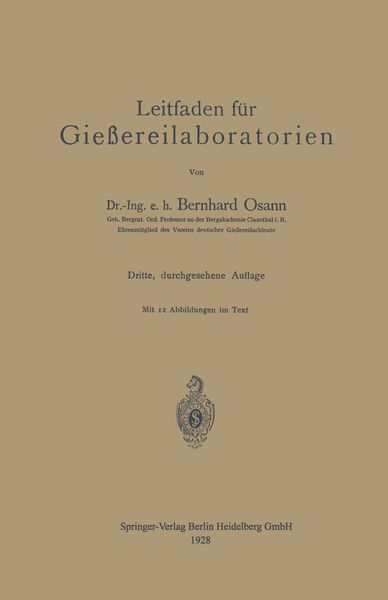 Produktbild: Leitfaden f&uuml;r Gie&szlig;ereilaboratorien