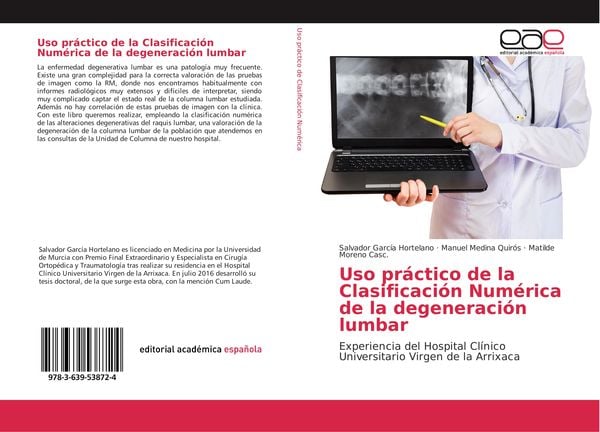 Produktbild: Uso pr&aacute;ctico de la Clasificaci&oacute;n Num&eacute;rica de la degeneraci&oacute;n lumbar