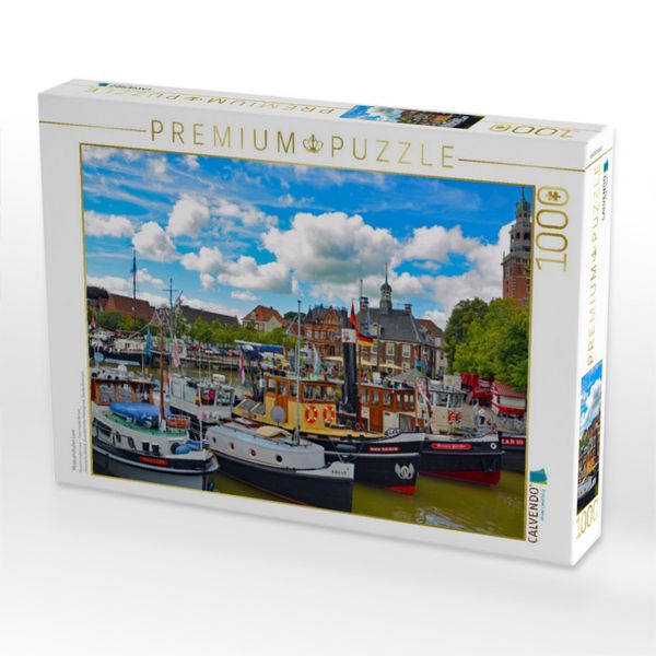 Produktbild: CALVENDO Puzzle Museumshafen Leer | 1000 Teile Lege-Gr&ouml;&szlig;e 64x48cm Foto-Puzzle f&uuml;r gl&uuml;ckliche Stunden