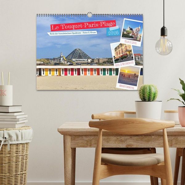 Produktbild: Le Touquet-Paris-Plage - Perle der franz&ouml;sischen Opalk&uuml;ste (Wandkalender 2026 DIN A3 quer), CALVENDO Monatskalender