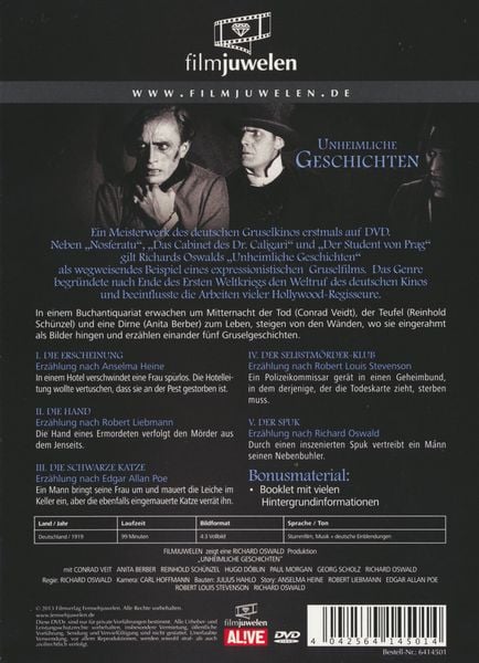 Produktbild: Unheimliche Geschichten - Filmjuwelen