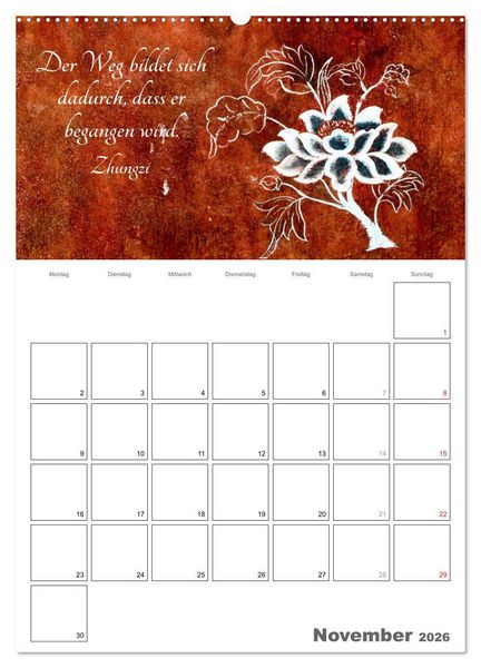 Produktbild: Harmonie und Freude Buddhistische Weisheiten 2026 (hochwertiger Premium Wandkalender 2026 DIN A2 hoch), Kunstdruck in Hochglanz