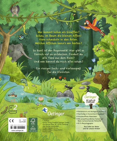 Produktbild: Mein buntes Regenwald Wimmelbuch