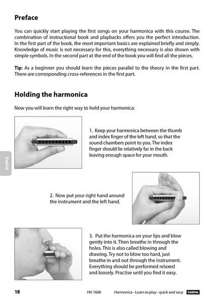 Produktbild: Blues Harmonica Set, (incl. 4 languages Method (DE/EN/FR/ES), case, cleaning cloth)