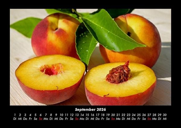 Produktbild: Obstkalender 2026 Fotokalender DIN A3