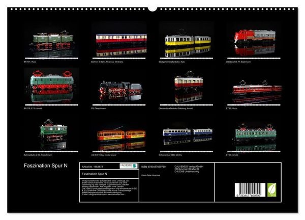 Produktbild: Faszination Spur N (hochwertiger Premium Wandkalender 2026 DIN A2 quer), Kunstdruck in Hochglanz