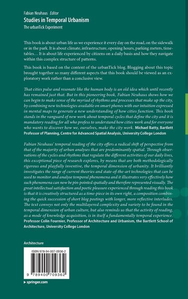 Produktbild: Studies in Temporal Urbanism