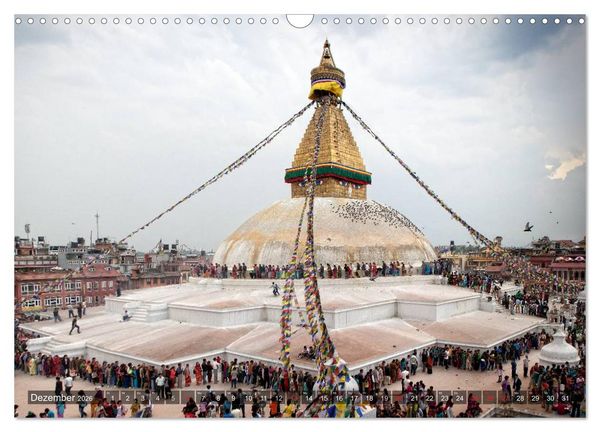 Produktbild: NEPAL Bhaktapur Kathmandu (Wandkalender 2026 DIN A3 quer), CALVENDO Monatskalender