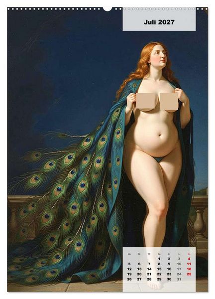 Produktbild: Entbl&ouml;&szlig;te Epochen &ndash; Renaissance (hochwertiger Premium Wandkalender 2027 DIN A2 hoch), Kunstdruck in Hochglanz