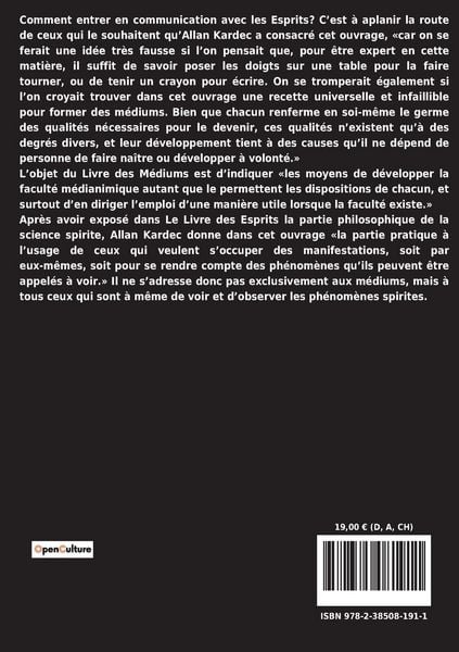 Produktbild: Le livre des m&eacute;diums