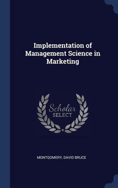 Produktbild: Implementation of Management Science in Marketing