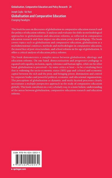 Produktbild: Globalisation and Comparative Education