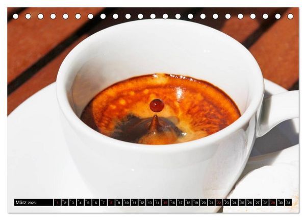 Produktbild: Espressozeit (Tischkalender 2026 DIN A5 quer), CALVENDO Monatskalender
