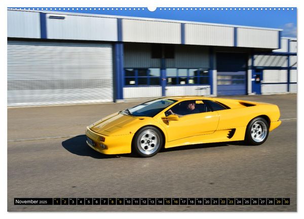 Produktbild: Der Teufel tr&auml;gt Gelb - Lamborghini Diablo (Wandkalender 2025 DIN A2 quer), CALVENDO Monatskalender