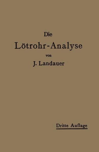 Produktbild: Die L&ouml;trohranalyse
