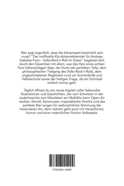 Produktbild: Der inoffizielle Klo-Adventskalender f&uuml;r Andreas Gabalier-Fans
