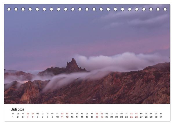 Produktbild: Bolivien - Einzigartige Landschaft (Tischkalender 2026 DIN A5 quer), CALVENDO Monatskalender