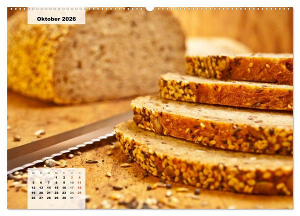 Produktbild: BROTART / 2026 (Wandkalender 2026 DIN A2 quer), CALVENDO Monatskalender