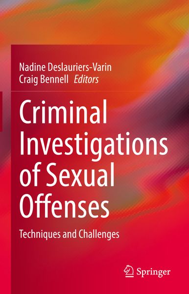 Produktbild: Criminal Investigations of Sexual Offenses