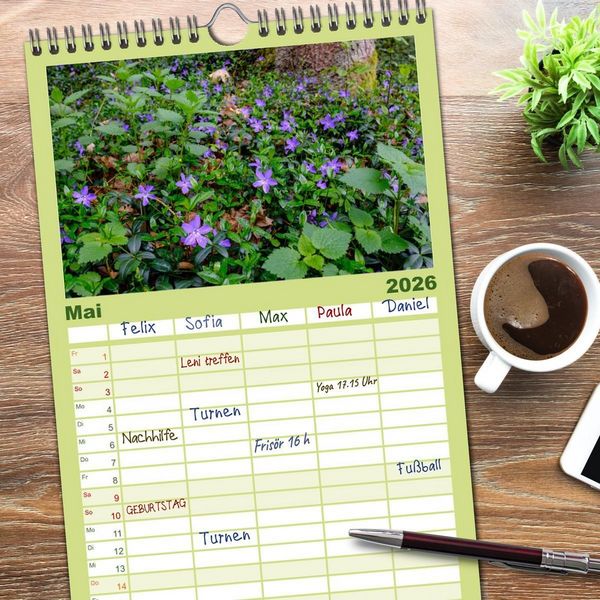 Produktbild: Familienplaner 2026 - Feldaisttal bei Pregarten mit 5 Spalten (Wandkalender, 21 x 45 cm) CALVENDO