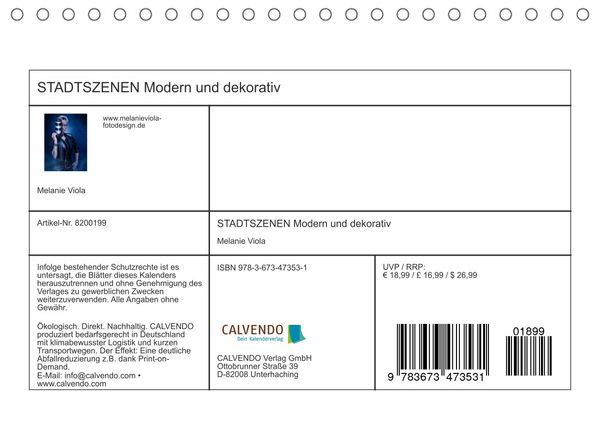 Produktbild: STADTSZENEN Modern und dekorativ (Tischkalender 2022 DIN A5 quer)