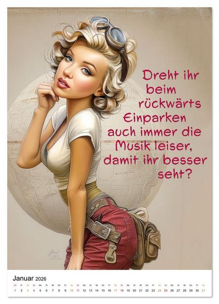 Produktbild: Blond mit Verstand (Wandkalender 2026 DIN A3 hoch), CALVENDO Monatskalender