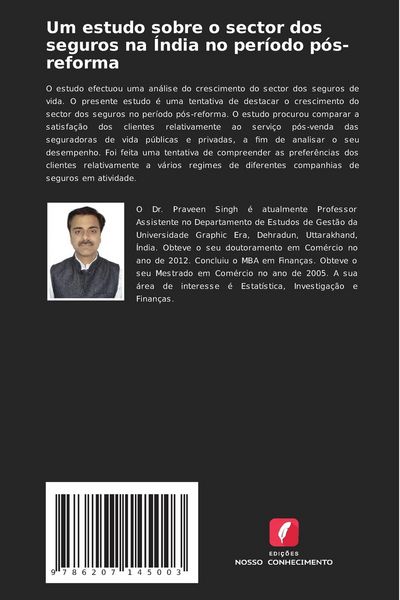 Produktbild: Um estudo sobre o sector dos seguros na &Iacute;ndia no per&iacute;odo p&oacute;s-reforma