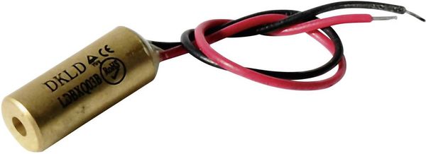 Produktbild: Laserfuchs Lasermodul Punkt Rot 0.4mW LFD650-0.4-12(9x20)